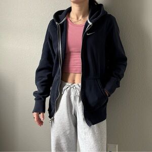 Navy Blue Nike Zip Up